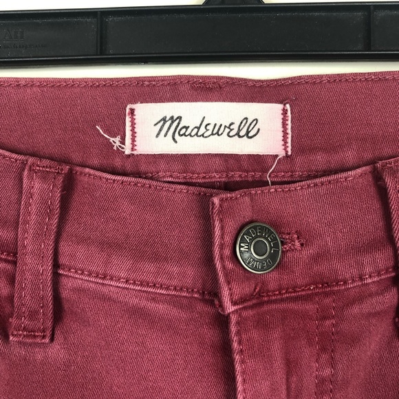 Madewell Garment-Dyed 9” Highrise Skinny Jeans - Picture 4 of 8